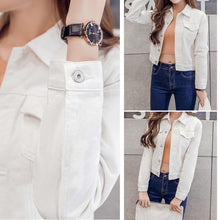 Load image into Gallery viewer, Women's Stretch Denim Jacket
