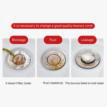 Load image into Gallery viewer, Universal Stainless Steel Pop-up Drain Filter