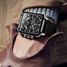 Load image into Gallery viewer, Olevs® Luminous Luxury Square Business Automatic Mechanical Watch