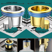 Load image into Gallery viewer, Downspout Universal Brass Floor Drain Core