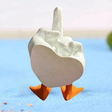 Load image into Gallery viewer, Middle Finger Duck Resin Ornament