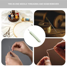 Load image into Gallery viewer, 2 In 1 Needle Threader Seam Ripper