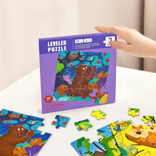 Load image into Gallery viewer, 3-in-1 Magnetic Jigsaw Puzzle Book