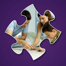 Load image into Gallery viewer, Yin Yang-Mixed Colors Tai Chi Mandala Wooden Puzzle