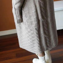 Load image into Gallery viewer, Women's Long Sweater Coat