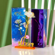 Load image into Gallery viewer, Colorful galaxy rose
