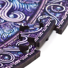 Load image into Gallery viewer, Yin Yang-Mixed Colors Tai Chi Mandala Wooden Puzzle