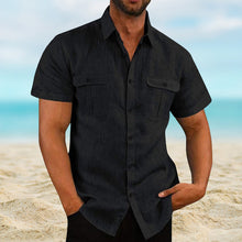Load image into Gallery viewer, Stretch Short Sleeve Shirt with Pockets