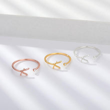 Load image into Gallery viewer, Stainless Steel A-Z 26 Letters Rings