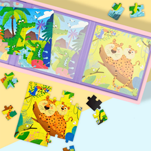 Load image into Gallery viewer, 3-in-1 Magnetic Jigsaw Puzzle Book