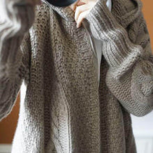 Load image into Gallery viewer, Women's Long Sweater Coat