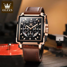 Load image into Gallery viewer, Olevs® Luminous Luxury Square Business Automatic Mechanical Watch