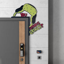 Load image into Gallery viewer, Christmas Grinch Decorative Door Frame