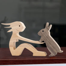 Load image into Gallery viewer, Pet Lover - Wood Sculpture Table Ornaments