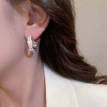 Load image into Gallery viewer, Sparkle Small Hoop Earrings