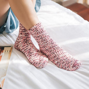 (🎅EARLY CHRISTMAS 50% OFF ) Winter Fuzzy "Cupcakes" Socks WIth Gift Box