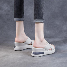 Load image into Gallery viewer, Women's Open Toe Platform Fish Mouth Slippers &amp; Sandals