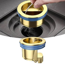 Load image into Gallery viewer, Downspout Universal Brass Floor Drain Core