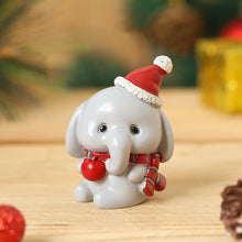 Load image into Gallery viewer, Handmade Animal Santa Ornaments