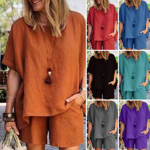 Load image into Gallery viewer, Women's Casual T-shirt Set