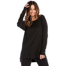 Load image into Gallery viewer, Women's Side Split Loose Casual Pullover Tunic Tops