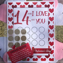 Load image into Gallery viewer, Valentine Scratch Off Print