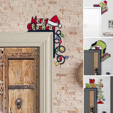 Load image into Gallery viewer, Christmas Grinch Decorative Door Frame
