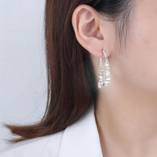 Load image into Gallery viewer, Fashion Cross Curved Earrings