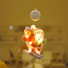 Load image into Gallery viewer, Christmas window suction cup lights