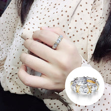 Load image into Gallery viewer, Cross Full Moissanite Diamond Ring
