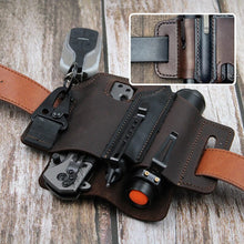 Load image into Gallery viewer, EDC Multi-Tool Belt Loop Leather Sheath