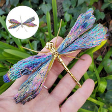 Load image into Gallery viewer, AURA TOURMALINE KYANITE DRAGONFLY