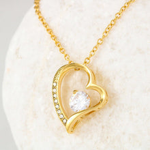 Load image into Gallery viewer, Heart Inlaid Zircon Necklace