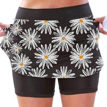 Load image into Gallery viewer, Women's Daisy Print Mid-rise Sweatpants