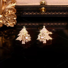 Load image into Gallery viewer, 🎄EARLY CHRISTMAS SALE🎄 Rotatable Christmas tree earrings