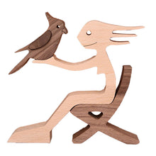 Load image into Gallery viewer, Pet Lover - Wood Sculpture Table Ornaments