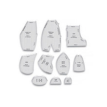 Load image into Gallery viewer, Memory Bear Template Ruler Set(10 PCS)