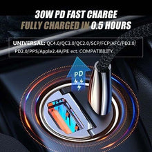 Load image into Gallery viewer, 30W Fast Mini Stealth Car Adapter
