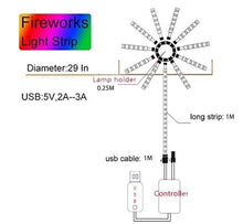 Load image into Gallery viewer, Firework LED Lights