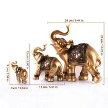 Load image into Gallery viewer, Golden Elephant Statue
