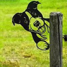Load image into Gallery viewer, Outdoor Garden Farm Peeping Goat Metal Artwork Indoor Decoration