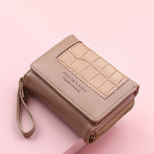 Load image into Gallery viewer, Large Capacity Multi-card Zipper Tri-fold Coin Purse