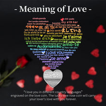 Load image into Gallery viewer, Rose Heart-Shaped Commemorative Coin