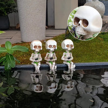 Load image into Gallery viewer, Fishing Skeleton Garden Accessory
