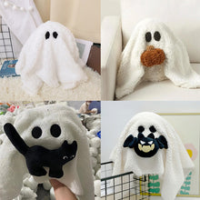 Load image into Gallery viewer, 👻Ghost with Pumpkin🎃 Pillow Halloween