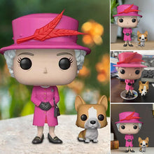 Load image into Gallery viewer, Queen Of England Character And Corgi Scale Model