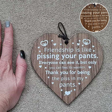 Load image into Gallery viewer, Friendship Wood Pendant Christmas Tree Decor（3pcs）