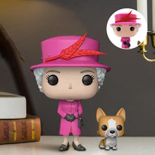 Load image into Gallery viewer, Queen Of England Character And Corgi Scale Model