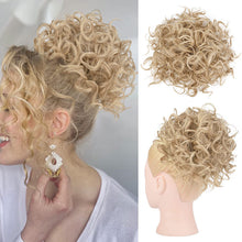 Load image into Gallery viewer, Elastic Drawstring Loose Short Curly Bun