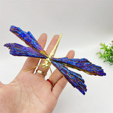 Load image into Gallery viewer, AURA TOURMALINE KYANITE DRAGONFLY